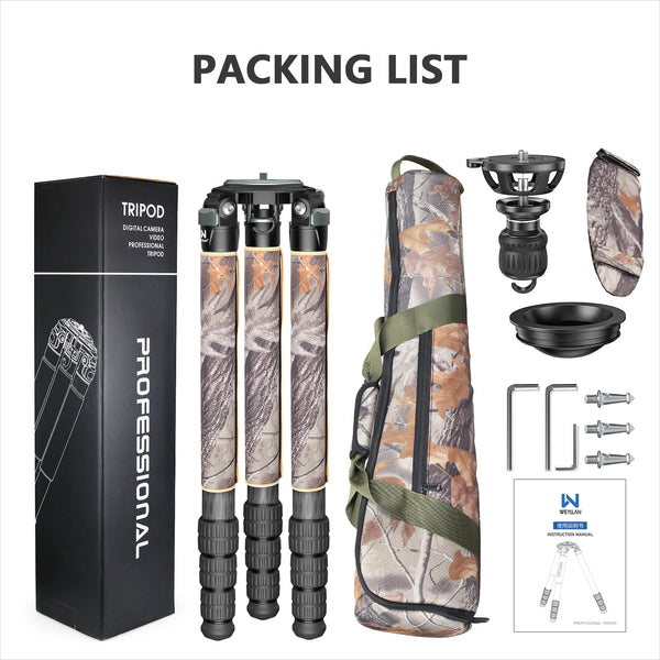 LX9G Carbon Fiber Heavy Duty Bowl Tripod
