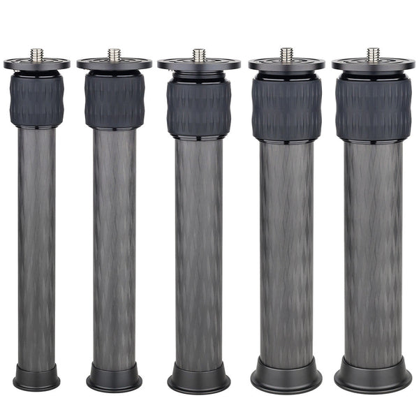 WEYLLAN EC Carbon Fiber Extension Column 2-Section Tripod/Monopod Adapter