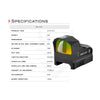 SwampDeer EQC IPX-8 1X24 Red Dot