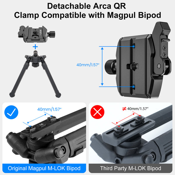 WEYLLAN HN403 carbon fiber shooting tripod, lightweight design, essential for outdoor combat