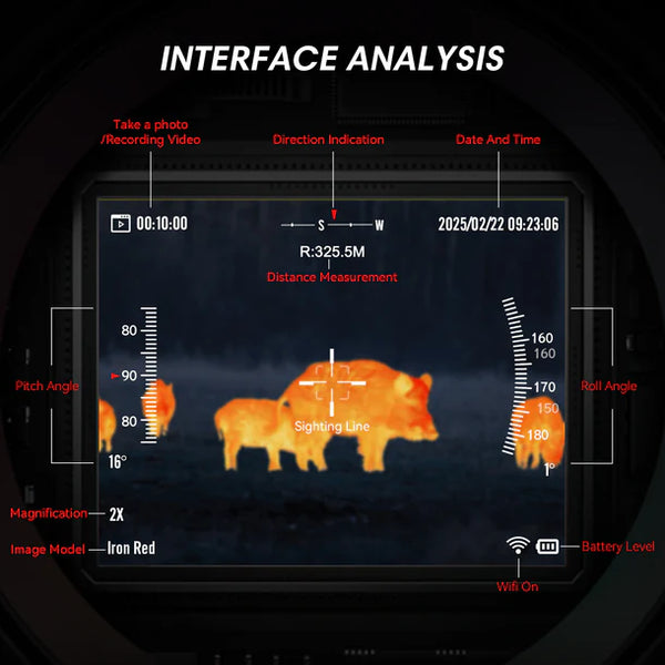 Professional ClearView H35L Thermal Imaging Monocular