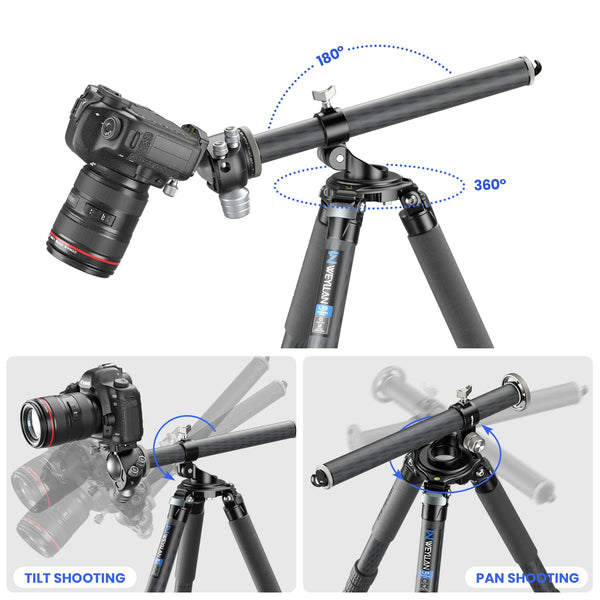 WEYLLAN TZ8 Horizontal Tripod Center Arm 40mm