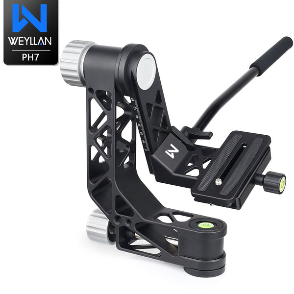 WEYLLAN PH7 Gimbal Tripod Head with Arca-Swiss Plate
