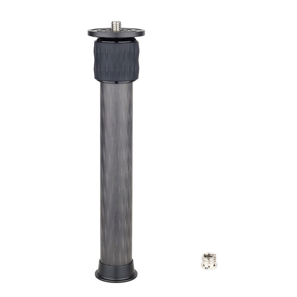 WEYLLAN EC Carbon Fiber Extension Column 2-Section Tripod/Monopod Adapter