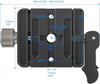 Arca Swiss Quick Release Plate Lever Lock Adapter for Magpul Mlok Bipod/Tripod Ball Heads